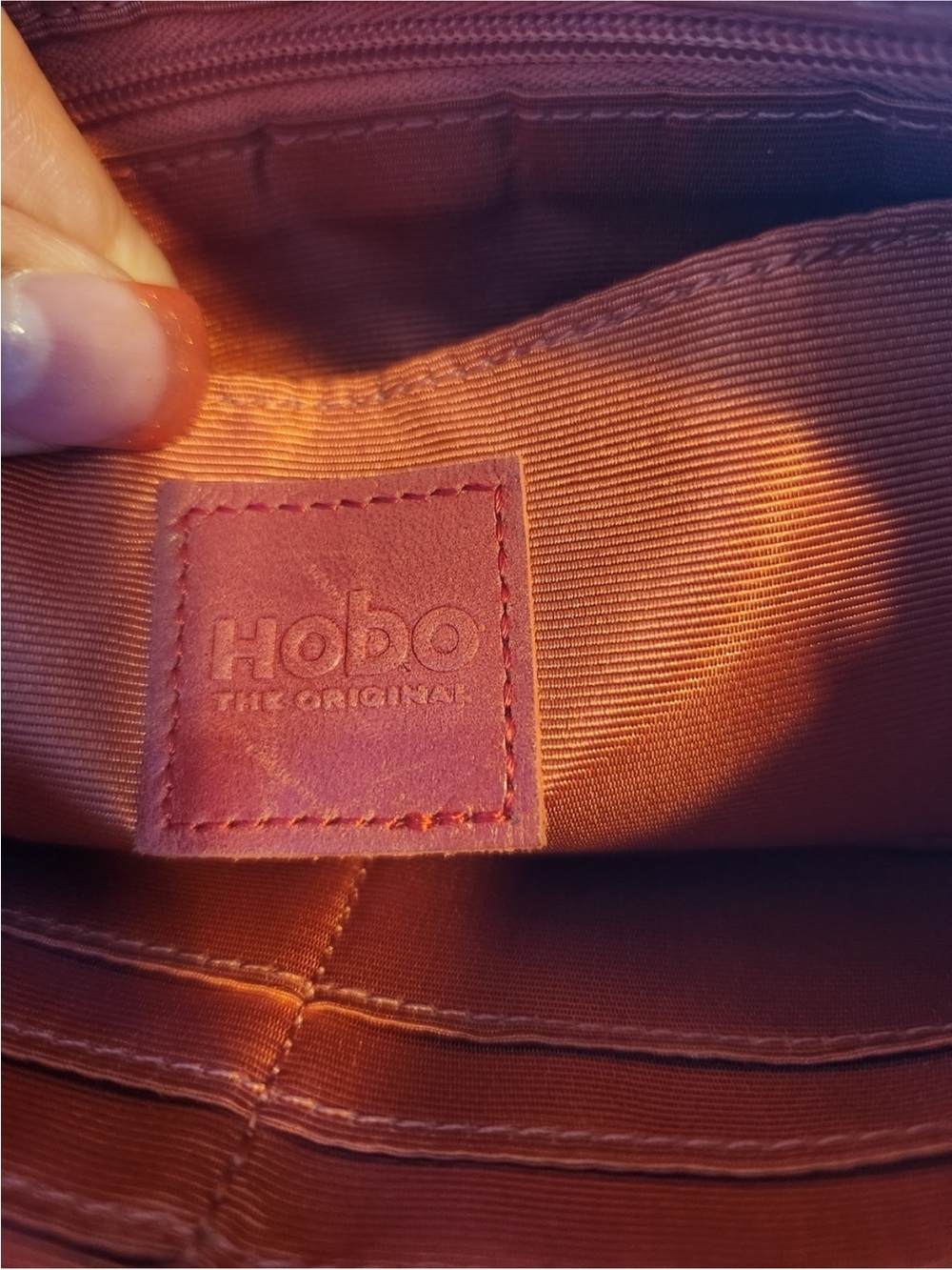 hobo Paisley Pattern Zip Clutch in Teal, Coral & Cream - Picture 5 of 7